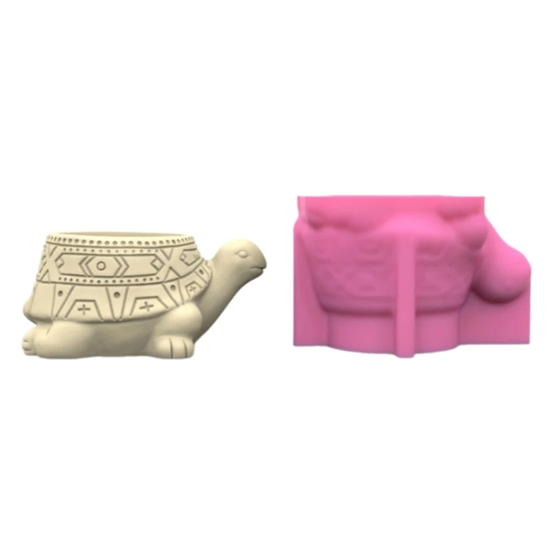 Unique Resin Molds Silicone Craft Mould Flexible Vase Molds Turtles Jewelry Jars Mould Perfect for Hand-Making Vase