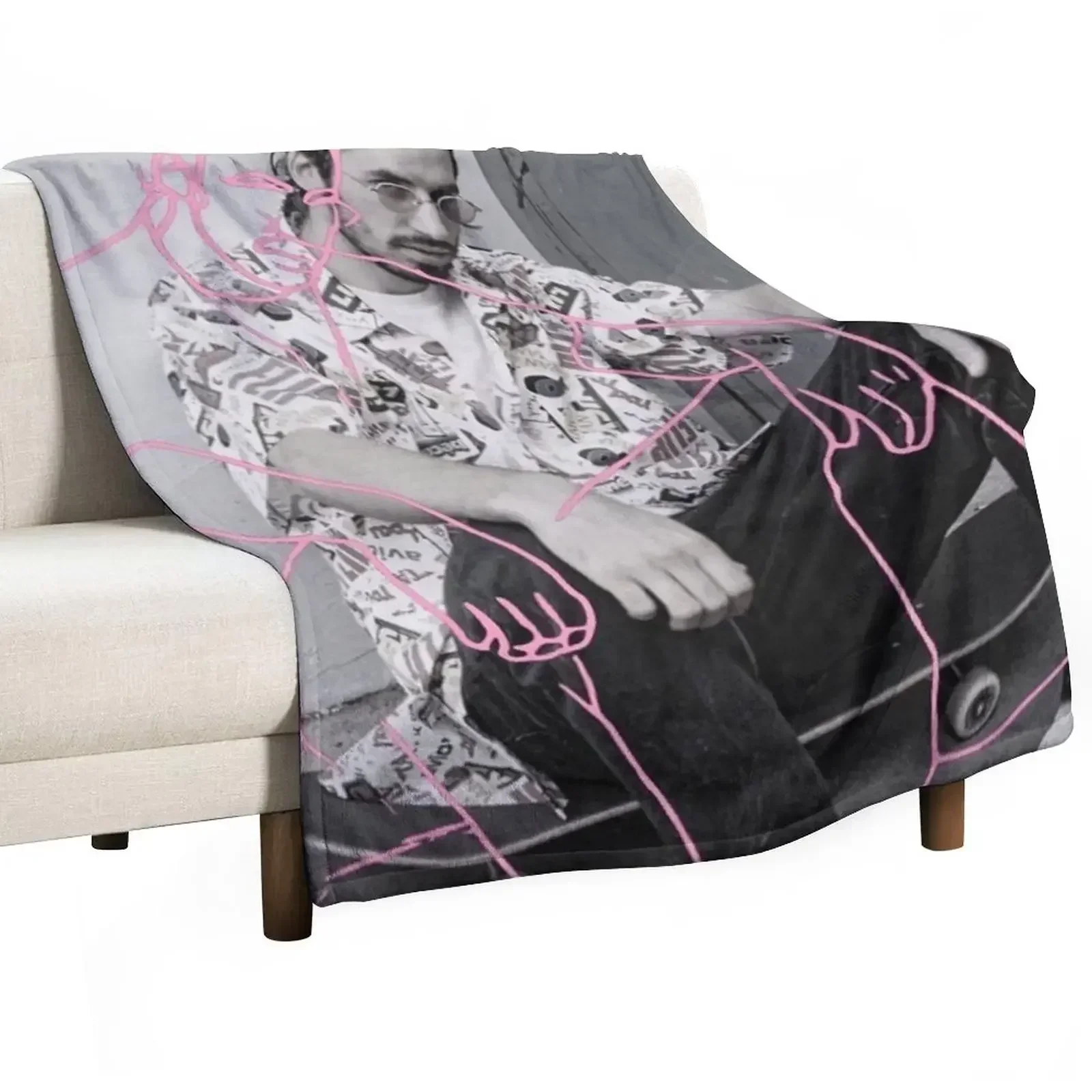 LOMEPAL MEME Throw Blanket Multi-Purpose Sofa Quilt Blankets