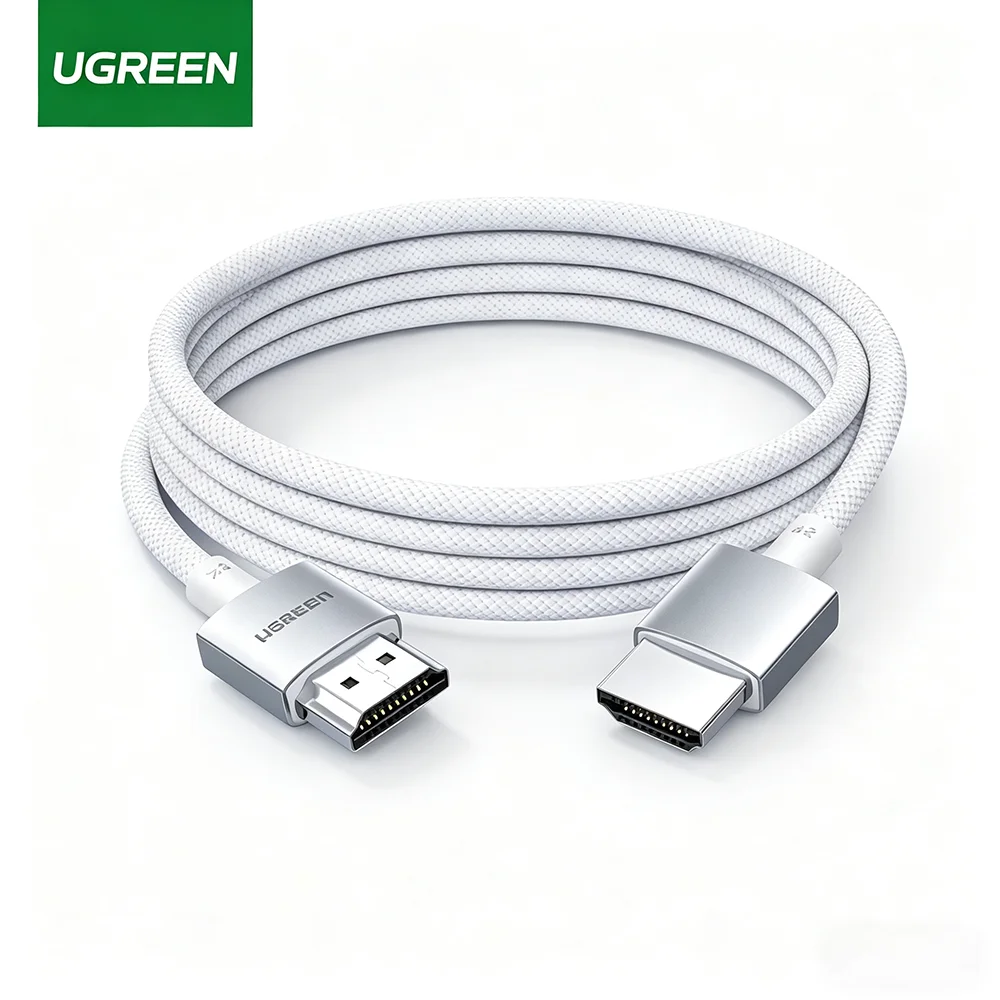 15071 UGREEN 8K HDMI 2.1 Coaxial Cable 1.5M High Speed 48Gbps Dynamic HDR Dolby Vision for PS5 Xbox TV Monitor