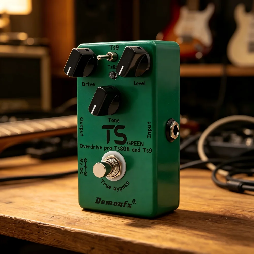 Classic Ts808 Ts9 Tube Drive N One Guitar Effect Pedal TS Scream Drive Through-Hole Components True by