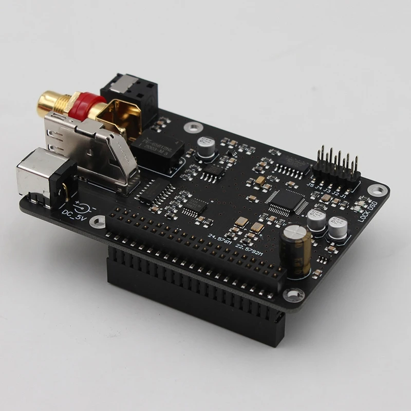 Papan Siaran Digital untuk Raspberry Pi4 3B 4B Decoding Ke Serat Koaksial I2S 384K DSD512-AU32