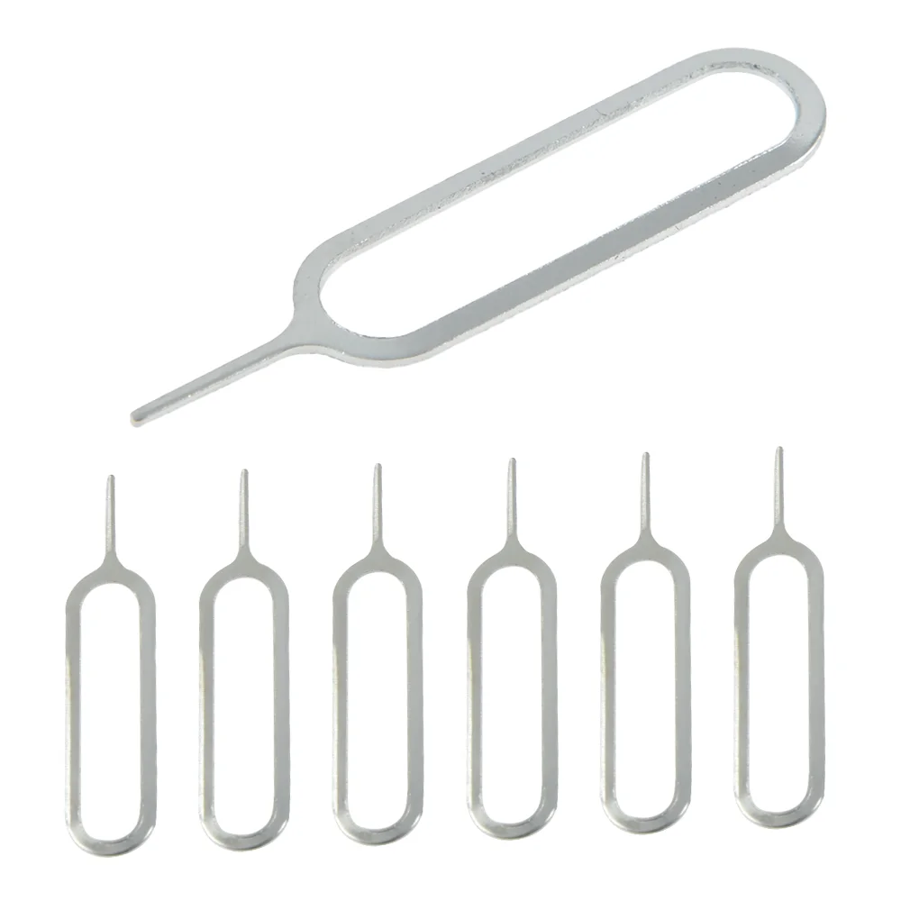 10 pezzi di rimozione del vassoio della scheda SIM Pin di espulsione accessori per telefoni cellulari Pin di rimozione della scheda Sim