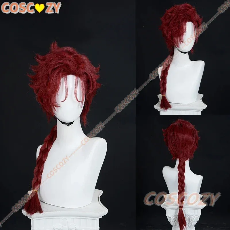 2025 11 الوريد تأثيري أنيمي رابط انقر الأحمر التدرج جديلة نظارات ألياف مقاومة للحرارة الشعر + غطاء شعر مستعار مجاني حفلة الهالوين