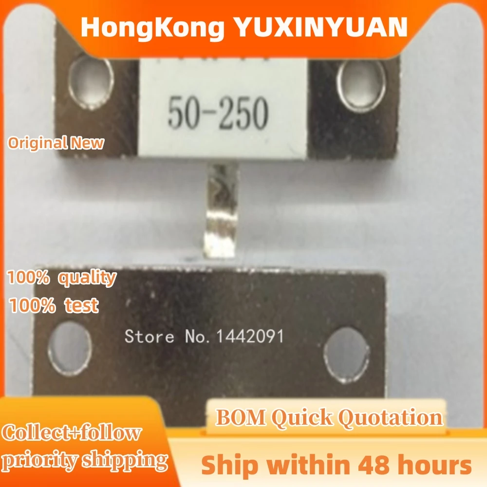 100% NEW High Frequency Resistance RFR50-250 RFR 50-250 RFR-50-250 50 Ohms 250W Dummy Load Resistor