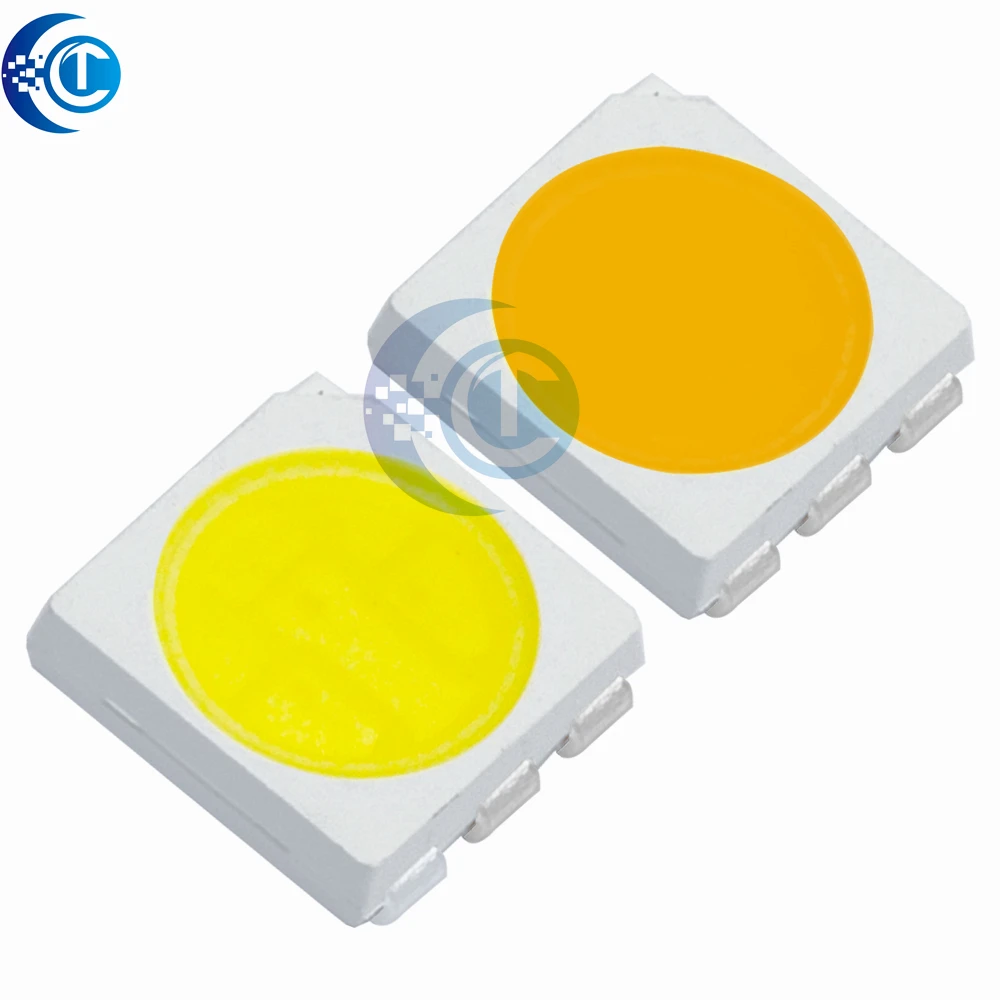 高輝度 5050 SMD LED ダイオード (50 個/100 個): 18lm、6500K 白色光 – クールホワイト照明