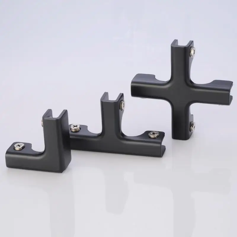 1 Stück Neuer Aluminiumlegierungs-Winkel-Code T-Form Verstärkter L-Typ Hardware Glasclip Fliesen-Befestigungsclip – Detail 3