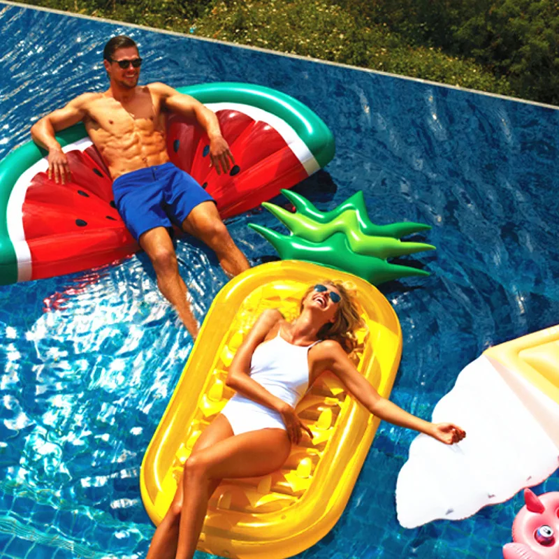 

Fruit shape beach floating inflatable surfboard swimming pool water lounger adult water sports surfboard air bed water sofa