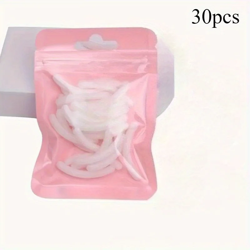 30PCS Eyelash Curler Replacement Pads - High Elastic Rubber Refill Pads, Long-Lasting Beauty Tools for Eyelash Curling