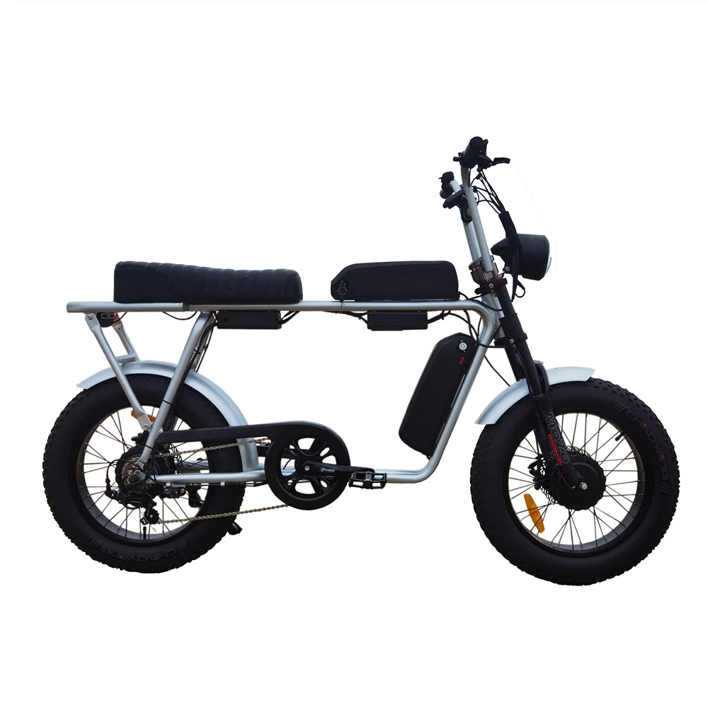 

20inch Fat Tyre Front & Rear Dual Motor Electric Bike Front 750w rear 750w Dual Battery Ebike Electric Bicycles 73