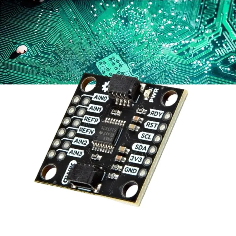 [EYEL!NEW!】 SPX-23455 Qwiic ADS1219 24-Bit ADC Analog-To-Digital Converter 4-Channel