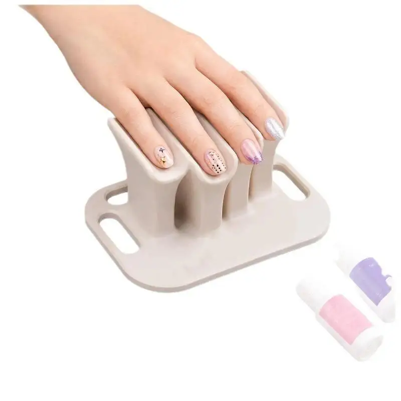 Non-slip Manicure Hand Holder Bracket Lightweight Nail Finger Rest Stand for Beginners Home Nail Art Polishing