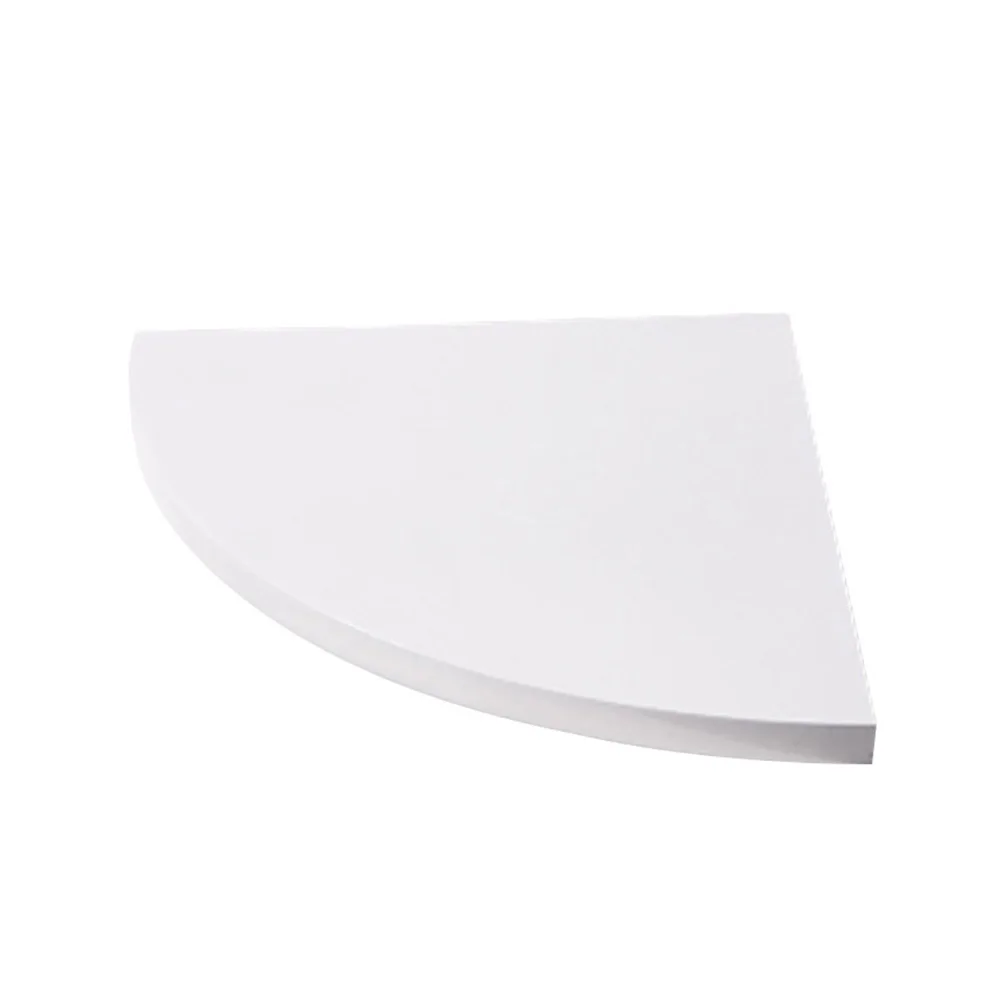 

Mount 3 Tiers Composite Board Home Office Wall Shelves Decoration Rounded Shelf Wall Mount Corner Shelves Storage Rack