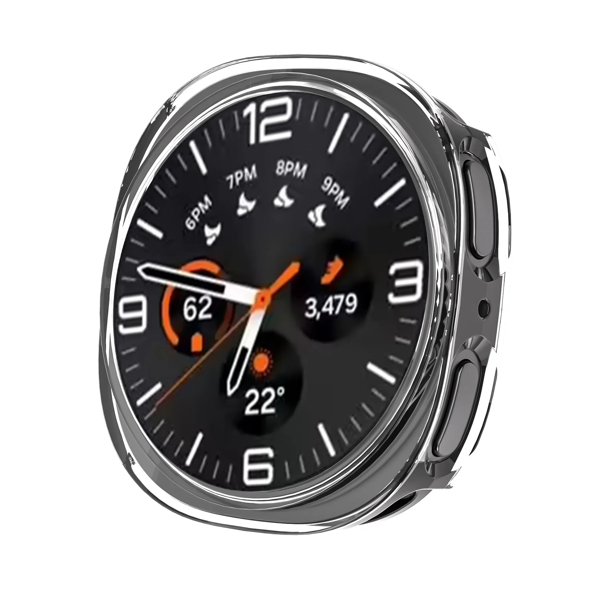 Samsung Galaxy Watch 8 40mm/44mm用PCケース、[強化ガラスなし]スリム耐衝撃保護バンパーカバー、Samsung Watch 8用