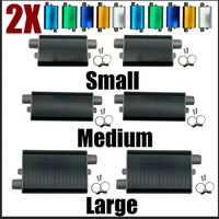 2X 24mm Muffler Silencer S Curved Air Diesel Parking Heater Exhaust Pipe Aluminum Alloy For Webasto Eberspacher Car Truck VAN RV