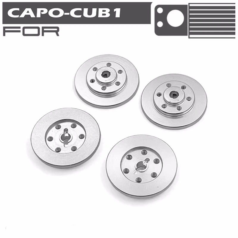 Piasta koła/opony/akcesoria do modernizacji adapterów do skali 1/18 Capo CUB1 Defender gąsienica Rc samochody zabawkowe