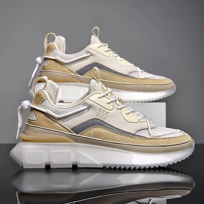 

Men's Faion Casual oes Fall Forrest Gump Versatile Comfortable Breathable Me Upaded Stitching Spor Sle oes