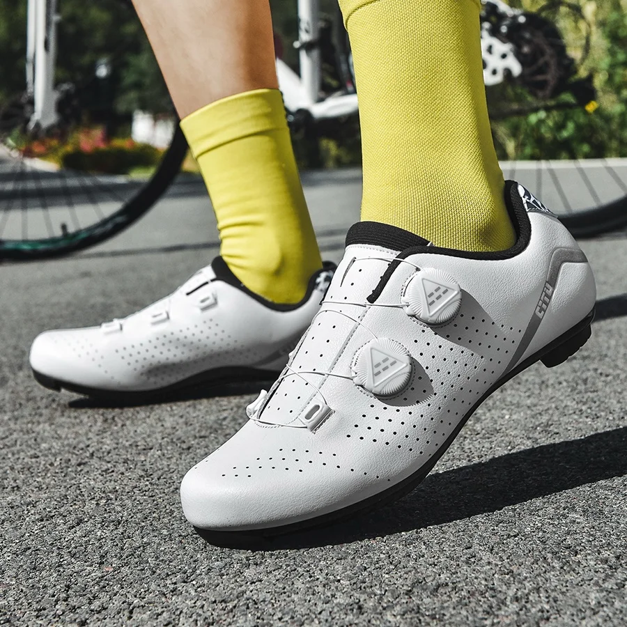 

Men Cycling Shoes Bike Speed Biking Racing Sneakers Fashion Professional MTB Road Unisex Bicycle Sport Cleats Rubber Flat Dirt