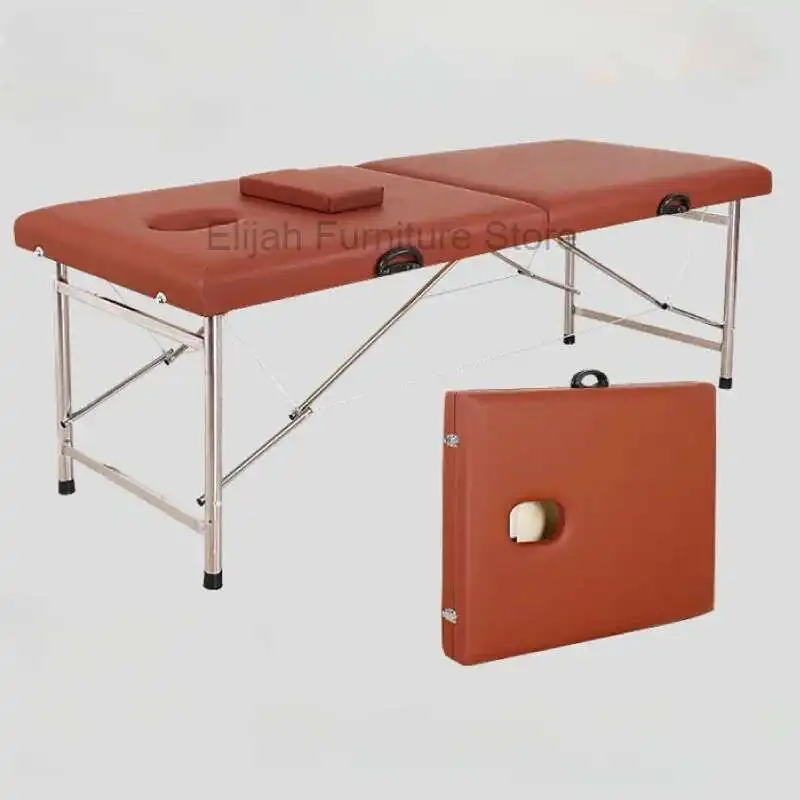 

Cheap Portable Massage Stretcher Bed Beauty Salon Professional Folding Spa Lashists Spa Maca Portatil Aesthetic Furniture JGY