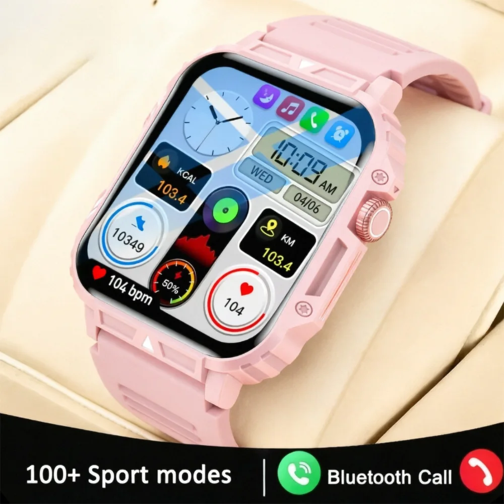 

2026 New Smartwatch New Men Smart Watch Health Monitor BT Call Smartwatch Fitness IP68 Waterproof Sports Watches for WomenHW12