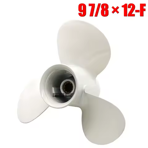 9 7/8x12-F aluminum alloy propeller for Yamaha 664-45954-00-EL Outboard Motor
