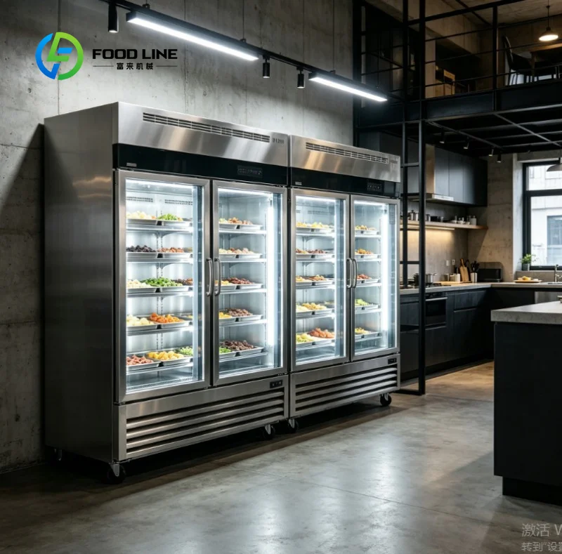 Customize  Refrigerator Display Cooler Chiller Cabinet Quick Freeze Energy Efficient Unit for Fresh Food Storage