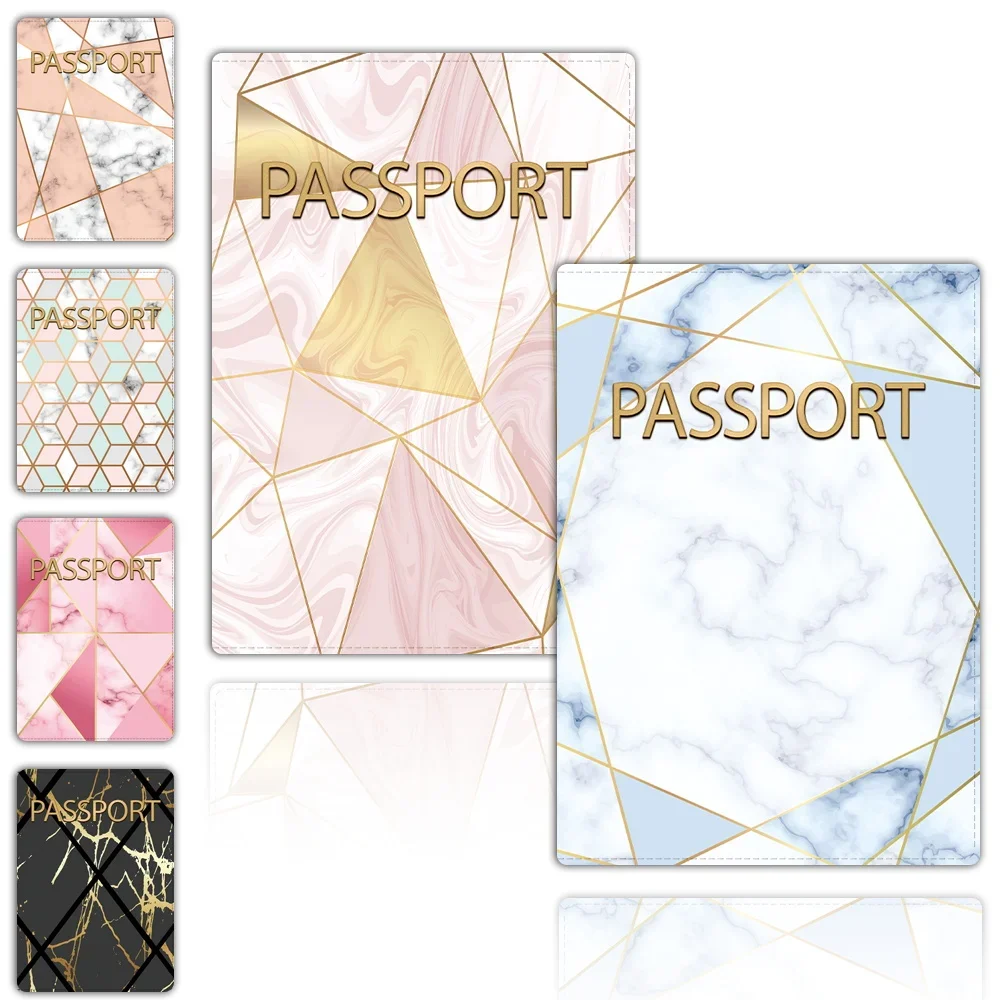 

Passport Cover Travel Wallet Covers for Passports Shape Series ID Card Holder Fashion Wedding Gift Wallet Case Pu Leather