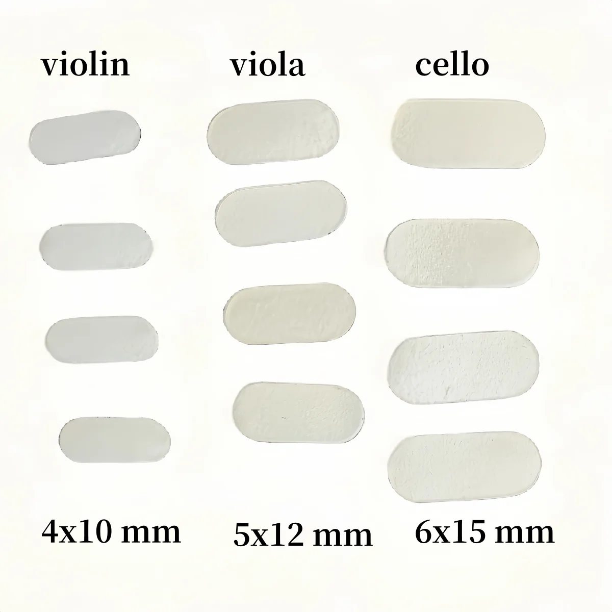 100Pcs Violin Cello Bridge Parchment E String Sheepskin Protection Pad Protect Instruments Parts String Protectors Accessories