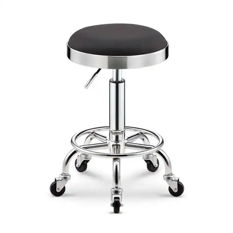 

Beauty Salons Barber Chairs Hair Cutting Shops Benches Rotating Lifting Circular Stools for Beauty Shops cadeiraSalon Furniture