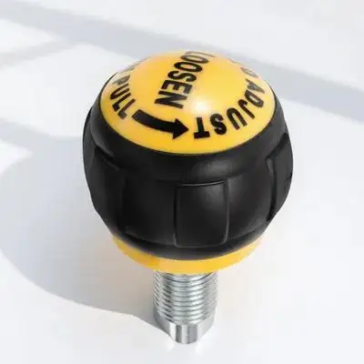 Spherical Rotating Pin Knob Black Gymnastics Bar Replacement Parts Fitness Equipment Exercise Bike Parts Replacement