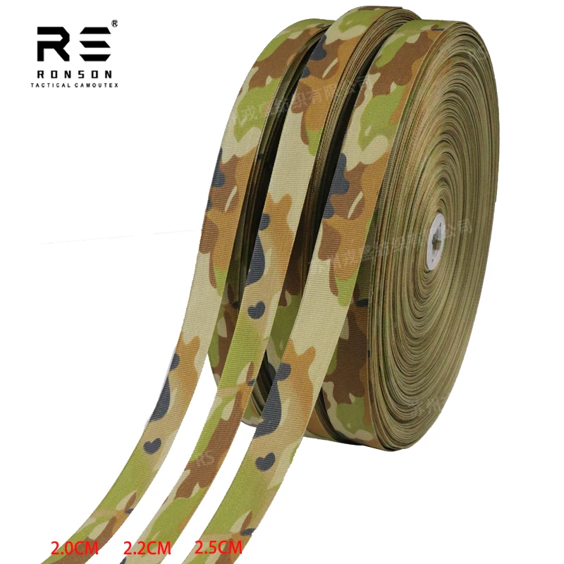 

Factory Wholesale AMCU Camouflage Nylon Binding Tape 25MM 22MM 20MM Webbing Straps High Tenacity IRR Compliant Flame Retardant