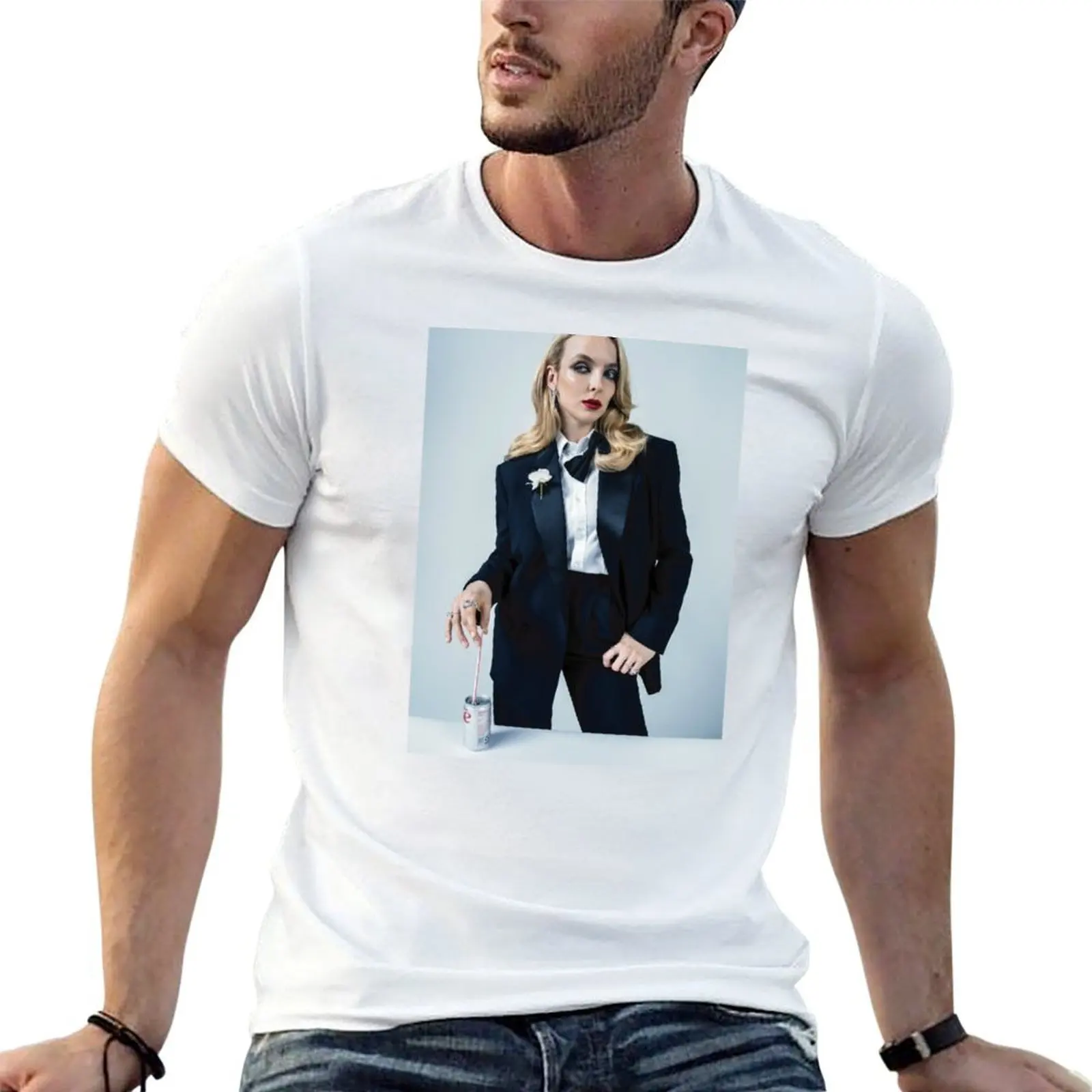 

Dating Jodie Comer T-Shirt t shirt men 100% cotton luxury brand t shirt for man t shirts for man cotton funny T-Shirt