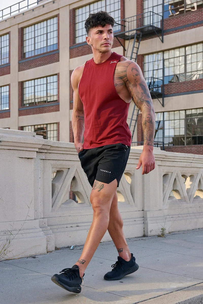 Muscle new summer fitness sleeveless t-shirt Korean version of loose breathable training vest basketball men