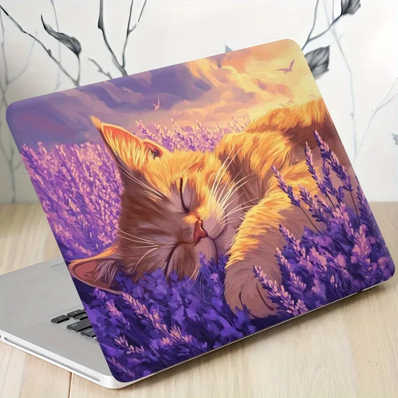 2-piece themed pattern laptop skin set, self-adhesive and scratch resistant, suitable for 12-15.6 inch laptops,