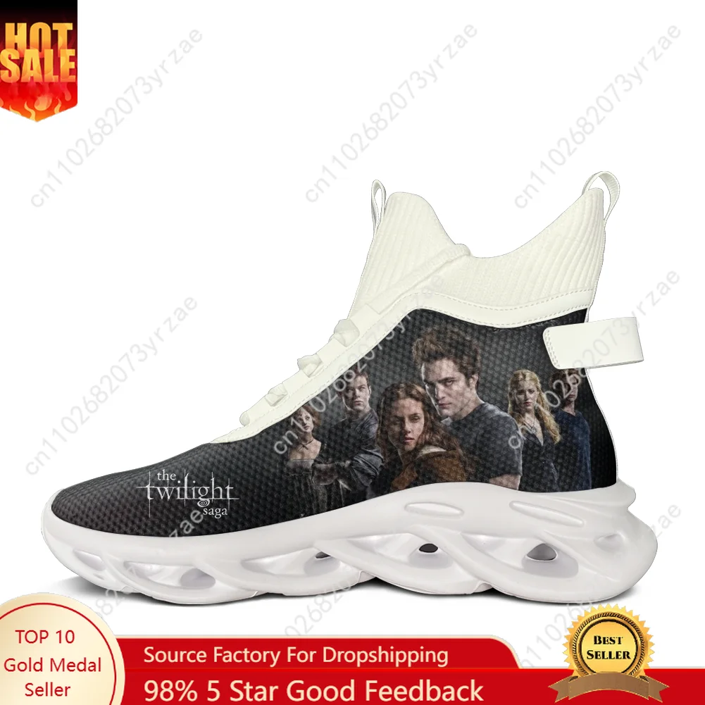 

The Twilight Saga High Top Flats Sneakers Mens Womens Teenager Sneaker High Quality Personalized Casual Shoe Custom Made Shoes