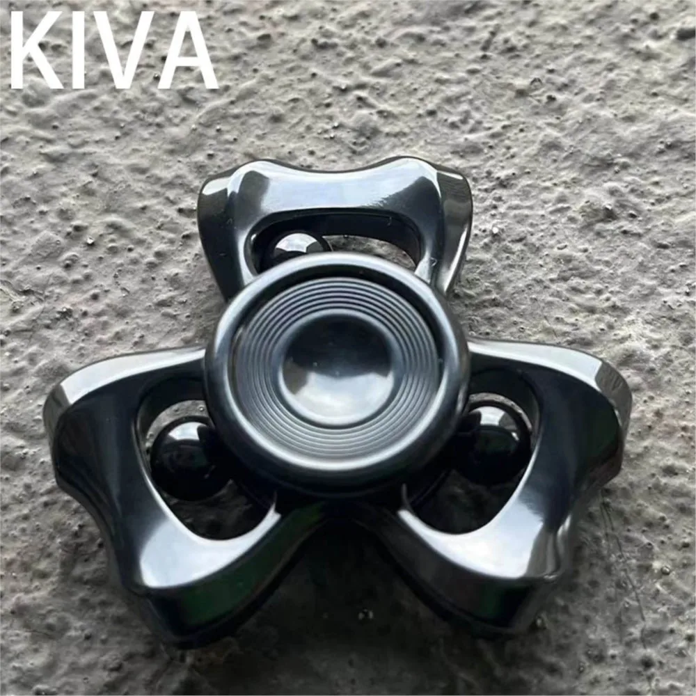 IRON ROOM KIVA Fingertip Gyro EDC Original Finger Metal Decompression Toys Wind Spinner