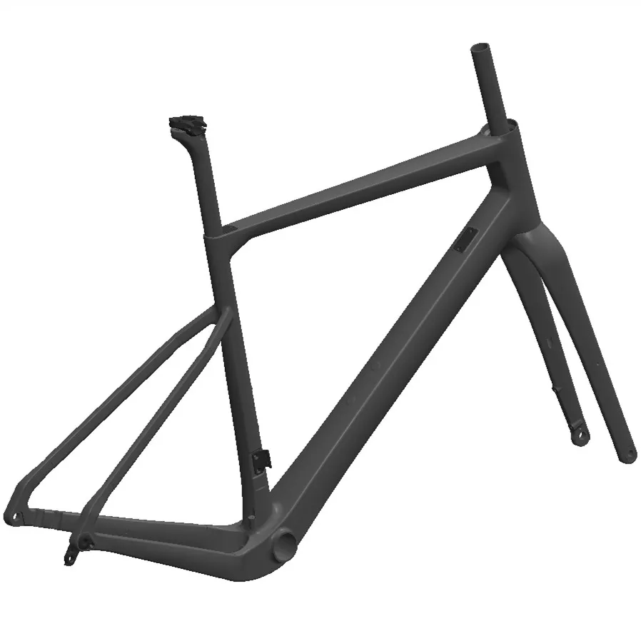 

Hot selling Disc-brake Gravel Road Bicycles Carbon Road Bike Frame Carbon Fiber 700c Gravel Frame Matte Road Bike Frame