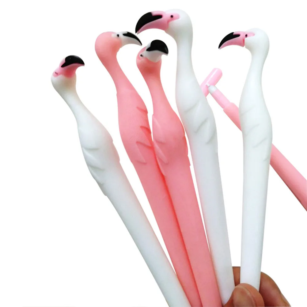 

4pcs Gel Pens 0.5Mm White Creative Cartoon Stationery Students Writing Drawing Marking Blessing Cards Ball Pen