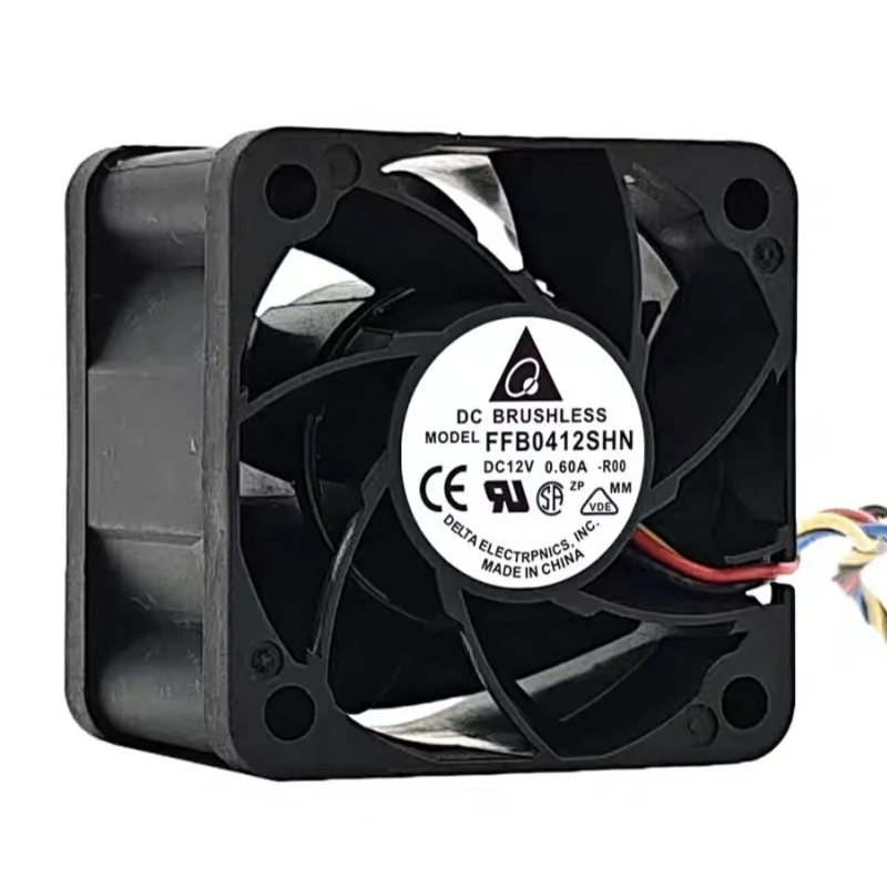 Вентилятор осевой FFB0412SHN для Delta DC12V 0.6A, 40x40x28 мм, для охлаждения серверов