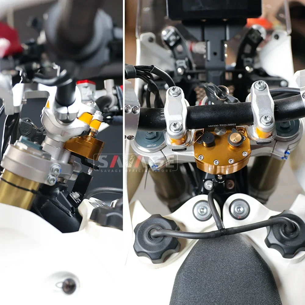Per KOVE 450 Rally Colove 450 Rally Moto Ammortizzatore di Sterzo Stabilizzatore di Sterzo Ammortizzatore Kit di Controllo di Sicurezza Inversa