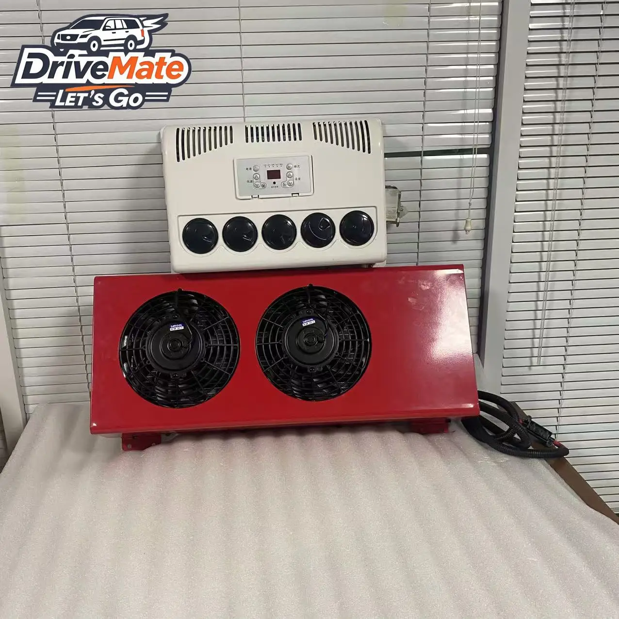 

12V DC Independent Parking Electric Air Conditioner with Variable Frequency 24V Large Truck Modification Hidden Installation