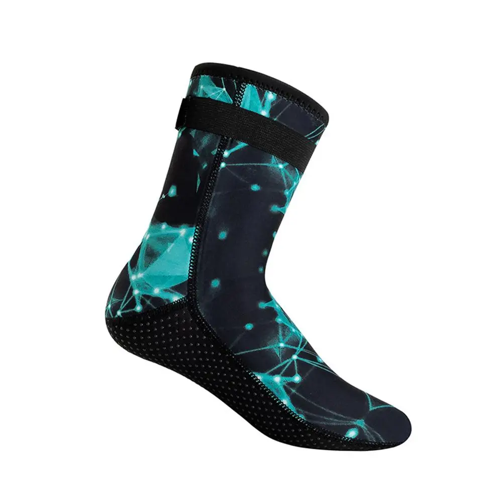 Neoprene Socks 3MM Diving Swimming Beach Socks Non-slip Warm Patchwork Wetsuit Shoes Surfing for Men Womens Swimming