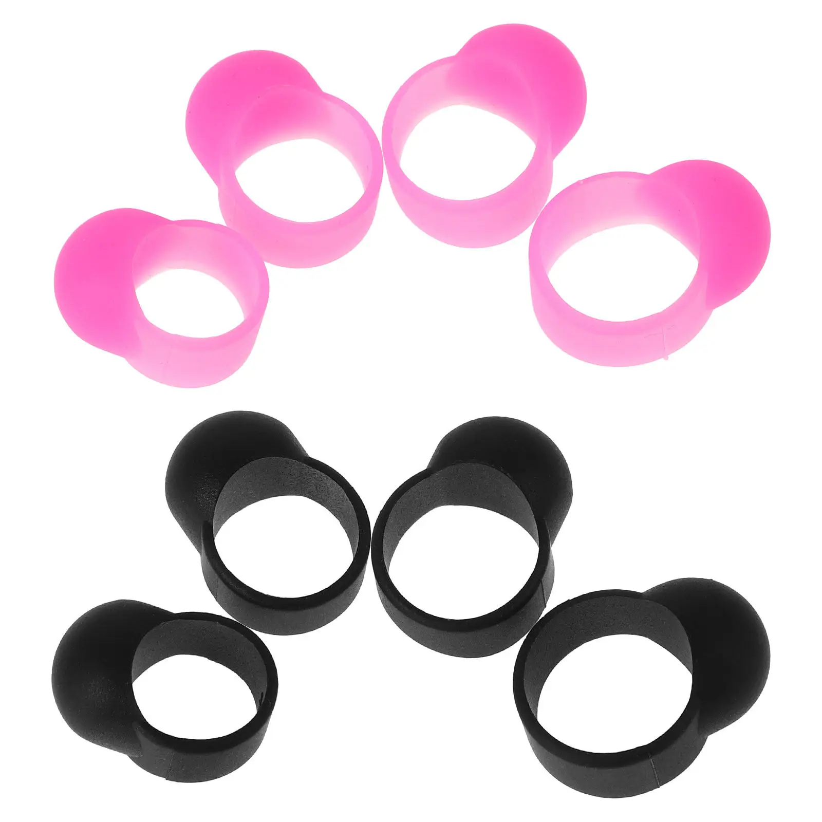 8pcs Silicone Drumstick Tips Set Finger Sleeves For Handpan Tongue Lotus Handpan Play Instrument Replacements Drum Finger