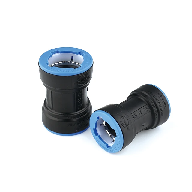 

KEXING IRRIPLAST PN10 HDPE PP PE Irrigation Compression Fittings Quick Connector Coupling PP Push Fit Fittings