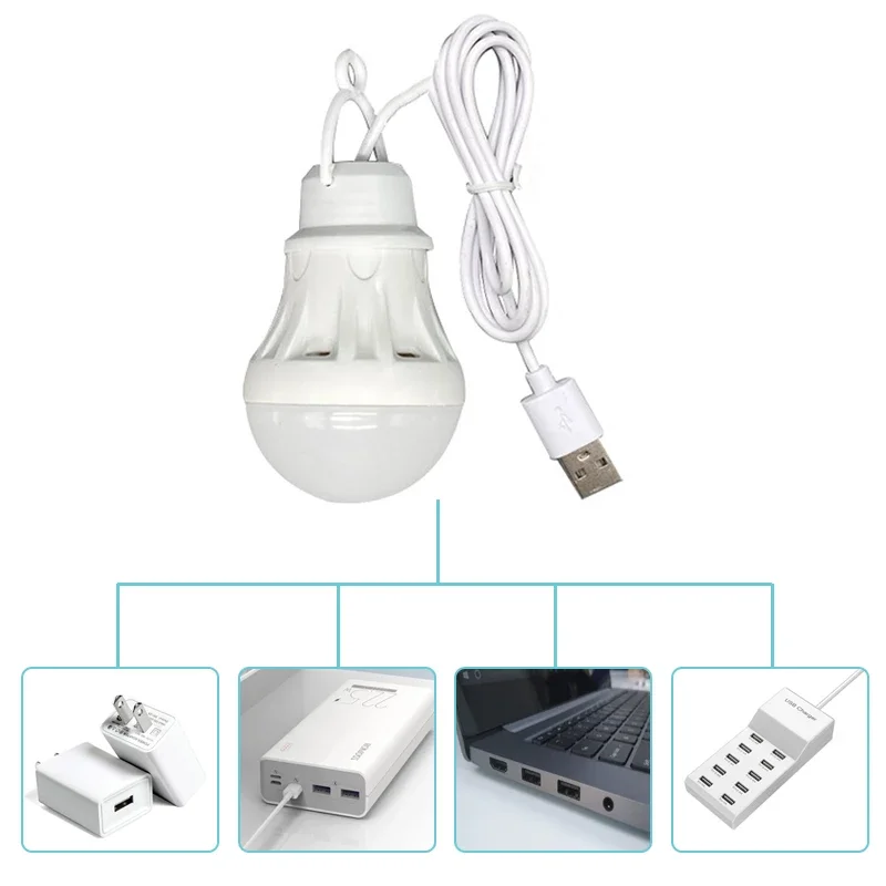 USB Book Light LED Portable Camping Light Mini 5V Power Student Study Table Lamp Outdoor Fishing Lighting Led 5v Usb