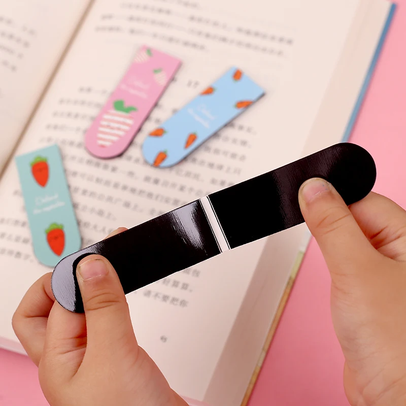 Magnetic Bookmark Reading Tool Double-sided Magnetic Book Mark Exquisite Book Marker With Magnetic Page Finder For Reading Lover