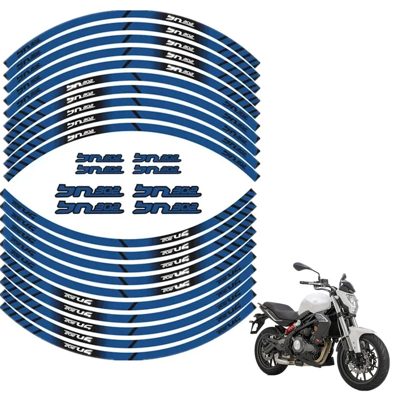 For Benelli BN302 Motorcycle Parts Contour Wheel Decoration Decal Sticker  -  C