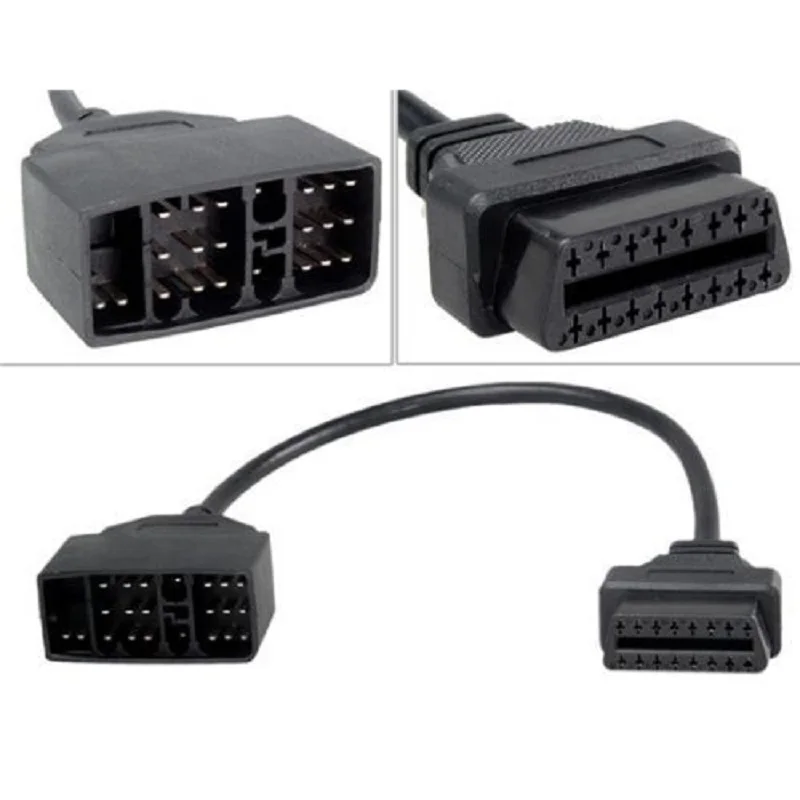 Für Toyota 22 Pin Diagnose Adapter Kabel OBD1 OBD2 Stecker F1