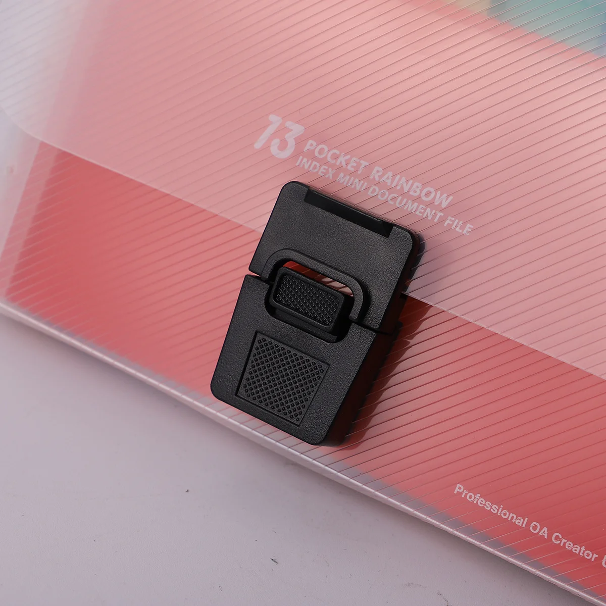 

2Pcs Portable Plastic File Folder Rainbow 13 Pockets Expandable Document Storage Bag for Home Office School Folder Bag