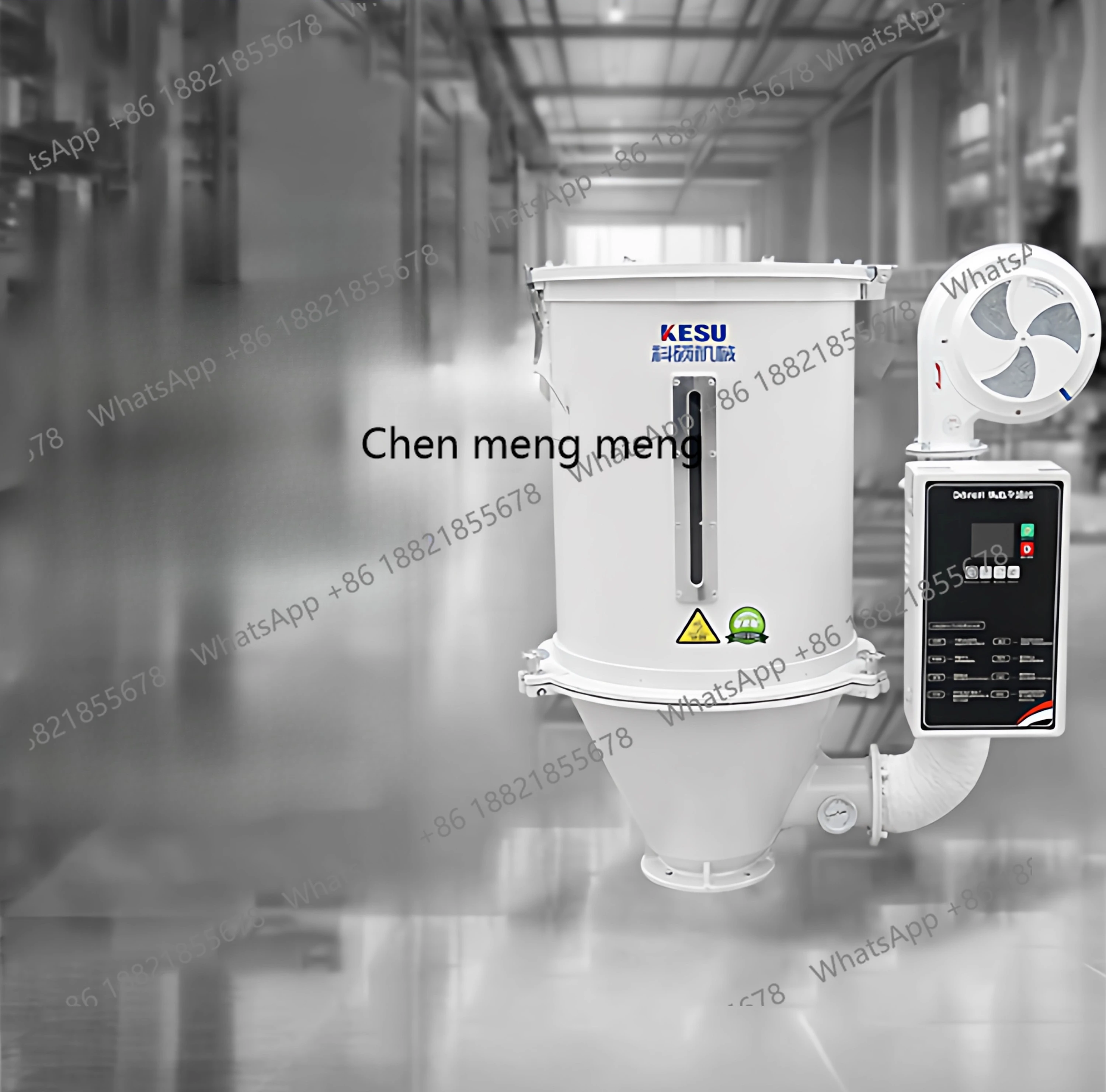 Plastic Particle Dryer Injection Molding Machine Hopper Dryer 100kg Plastic Drying 50kg Baking Barrel Oven