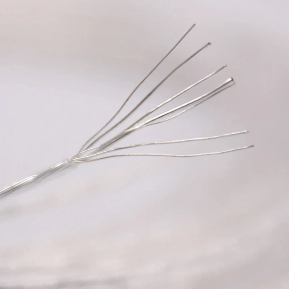 DIY 오디오 스피커 케이블 용 고품질 순수 구리은 도금 8N OCC 상호 연결 케이블 대량 케이블